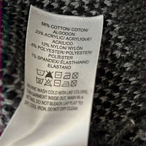 Lucky Brand Ladies Slouchy Crewneck Sweater Spotted Animal Cheetah Leopard Print - Picture 8 of 8